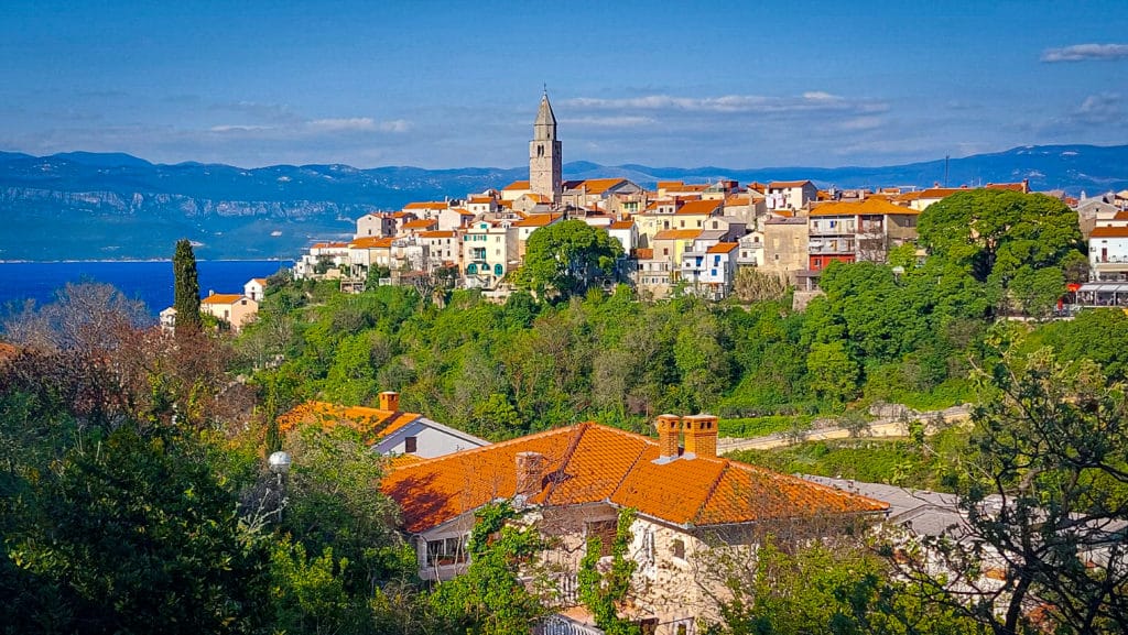 ile de krk croatie croatie paysages