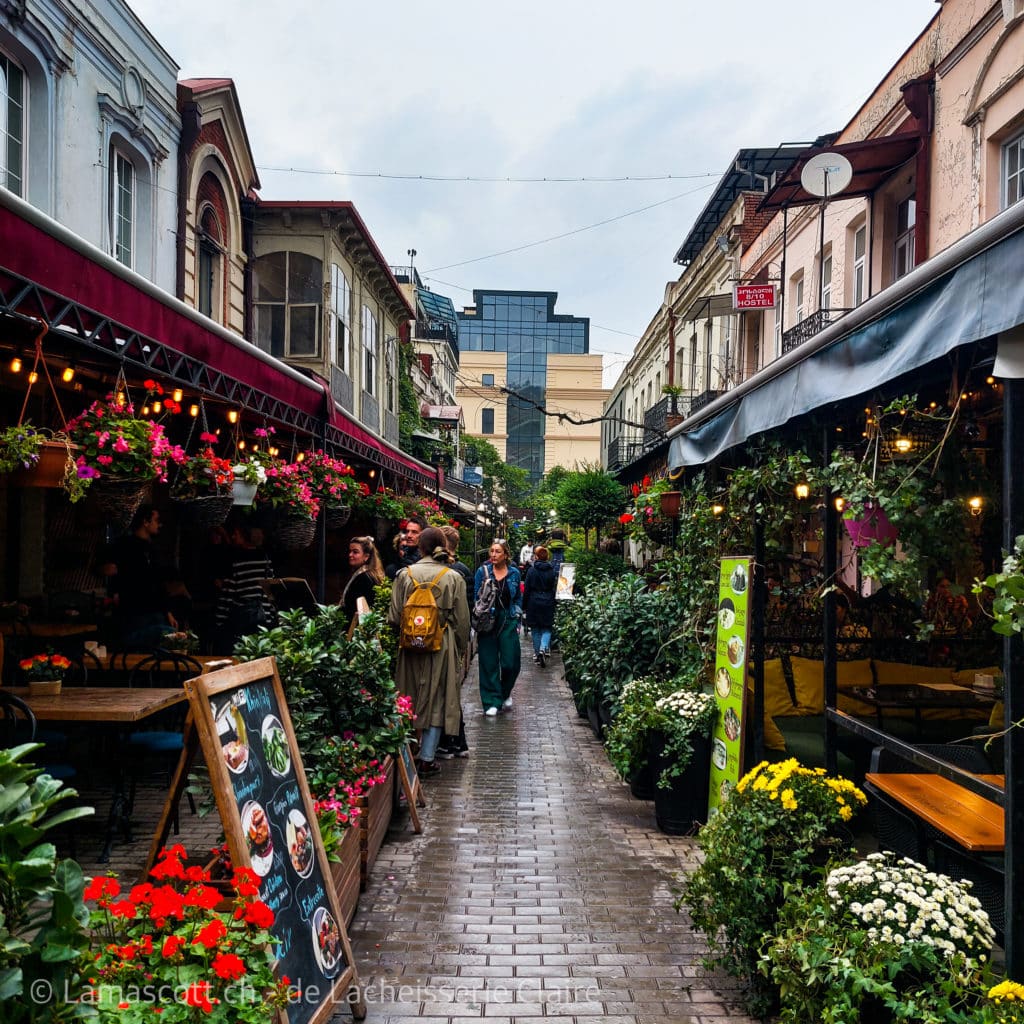 les quartiers du centre ville tbilissi georgie