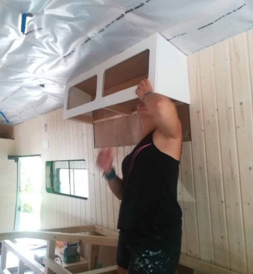 fourgon aménagé construction meuble